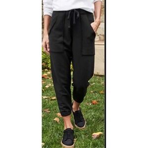 Frank & Eileen EAMON Joggers Black Cotton Drawstring Sweatpants Size Small